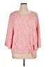 Ruby Rd. Pink 3/4 Sleeve Top Size XL - photo 1