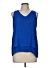 Willi Smith Blue Sleeveless Blouse Size M - photo 1