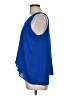 Willi Smith Blue Sleeveless Blouse Size M - photo 5