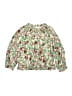Crewcuts Floral Green Long Sleeve Blouse Size M (kids) - photo 1
