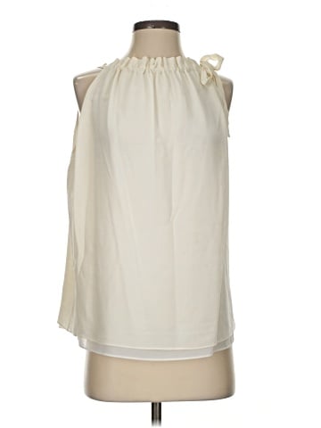 Iris & Ink Sleeveless Silk Top (view 1)