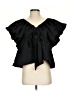 Tuckernuck 100% Polyester Black Sleeveless Blouse Size S - photo 1