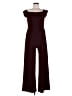 Express Solid Burgundy Jumpsuit Size M - photo 1