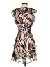 Bar III 100% Polyester Print Brown Cocktail Dress Size 0 - photo 2