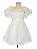 BHLDN 100% Polyester White Cocktail Dress Size 6 - photo 1