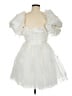 BHLDN 100% Polyester White Cocktail Dress Size 6 - photo 2