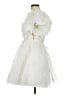 BHLDN 100% Polyester White Cocktail Dress Size 6 - photo 5
