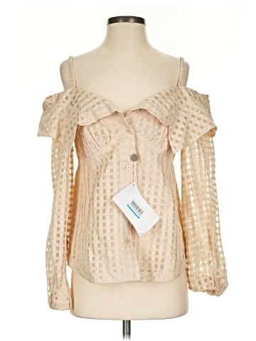 Jonathan Simkhai Long Sleeve Blouse (view 1)