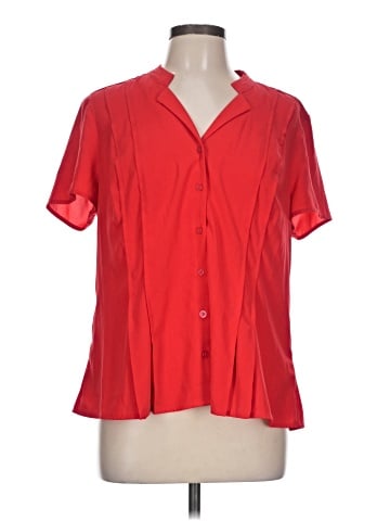 Dana Buchman Short Sleeve Blouse (view 1)