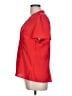 Dana Buchman 100% Polyester Red Short Sleeve Blouse Size L - photo 5