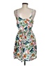Roxy 100% Viscose Tropical White Cocktail Dress Size M - photo 2
