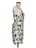 Roxy 100% Viscose Tropical White Cocktail Dress Size M - photo 4