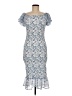 Hello Molly Paisley Blue Cocktail Dress Size 6 - photo 1