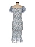 Hello Molly Paisley Blue Cocktail Dress Size 6 - photo 2