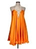 Shein Orange Cocktail Dress Size M - photo 1