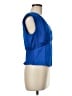 Ramy Brook 100% Polyester Blue Sleeveless Blouse Size M - photo 4