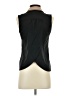 Assorted Brands Black Sleeveless Button-Down Shirt Size S - photo 2