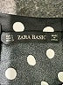 Zara Basic Polka Dots Black Casual Dress Size S - photo 7