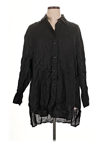 Cos 3/4 Sleeve Button-Down Shirt (view 1)