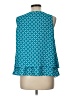Worthington 100% Polyester Teal Tank Top Size L - photo 2