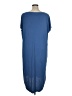 Versona Solid Blue Casual Dress Size XL - photo 2