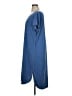 Versona Solid Blue Casual Dress Size XL - photo 5