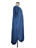 Versona Solid Blue Casual Dress Size XL - photo 4