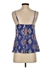 La Fee Verte 100% Silk Blue Sleeveless Top Size S - photo 2