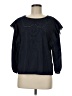 J.Crew 100% Cotton Blue 3/4 Sleeve Blouse Size M - photo 1