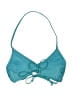 Unbranded Chevron-herringbone Teal Swimsuit Top Size L - photo 2