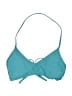 Unbranded Chevron-herringbone Teal Swimsuit Top Size L - photo 1