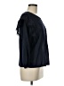 J.Crew 100% Cotton Blue 3/4 Sleeve Blouse Size M - photo 4