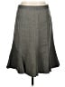 Chaps Chevron-herringbone Gray Wool Skirt Size 6 - photo 1