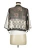 Lily White 100% Polyester Gray Black Kimono Size M - photo 2