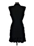 sandwich_ 100% Polyester Houndstooth Black Cocktail Dress Size M (estimated) - photo 2