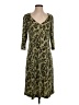 csc studio Animal Print Green Casual Dress Size S - photo 1