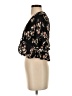 Honey Punch 100% Polyester Black 3/4 Sleeve Blouse Size S - photo 5