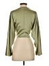 Zara Green Long Sleeve Blouse Size XS - photo 2