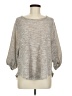 Peach Love Metallic Silver Pullover Sweater Size M (estimated) - photo 1