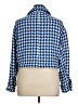Zara Houndstooth Blue Jacket Size XL - photo 2