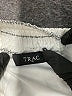 Trac 100% Rayon Stripes Silver Casual Pants Size S - photo 7