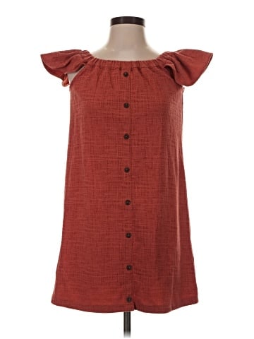 Madewell Texture &amp; Thread Off-the-Shoulder Dress (view 1)