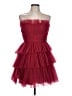 BCBGMAXAZRIA 100% Polyester Red Cocktail Dress Size 12 - photo 1