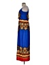 Bailey Blue 100% Polyester Print Blue Casual Dress Size M - photo 5