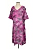 Unbranded 100% Polyester Print Pink Casual Dress Size XXS - photo 1