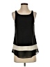 Ann Taylor 100% Polyester Solid Black Sleeveless Blouse Size XS - photo 1