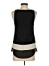 Ann Taylor 100% Polyester Solid Black Sleeveless Blouse Size XS - photo 2