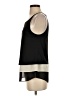 Ann Taylor 100% Polyester Solid Black Sleeveless Blouse Size XS - photo 5