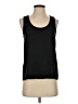 Ann Taylor 100% Rayon Solid Black Sleeveless Top Size S (petite) - photo 1