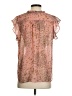 Chenault 100% Polyester Pink Short Sleeve Blouse Size S - photo 2